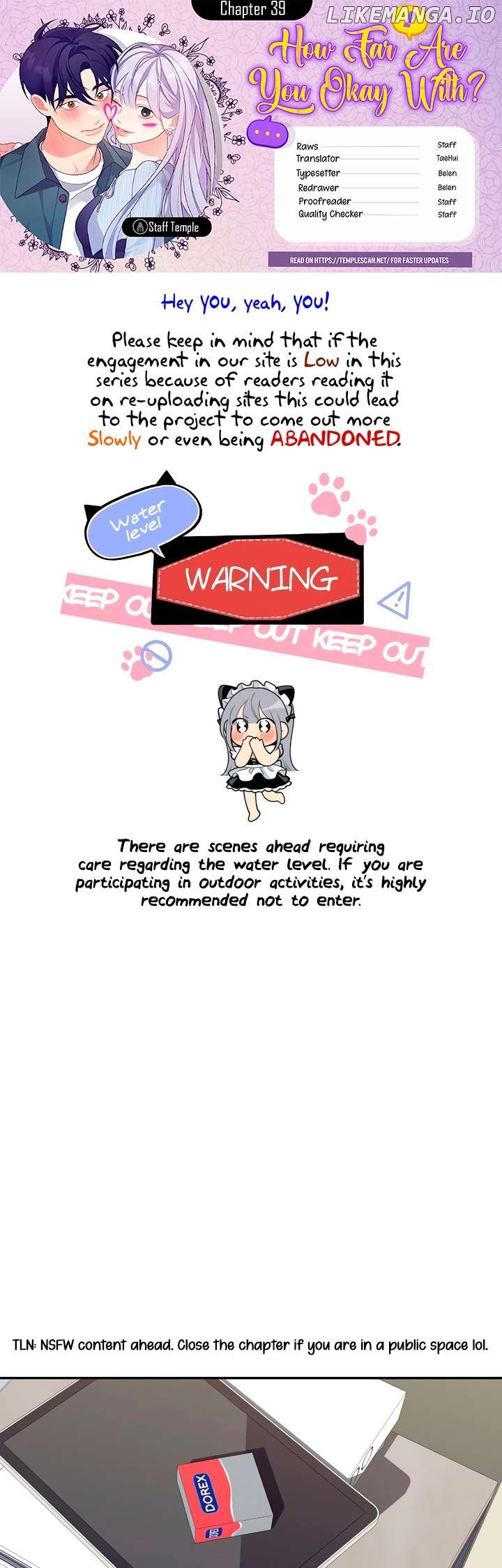 How Far Are You Okay With? Chapter 39 page 0