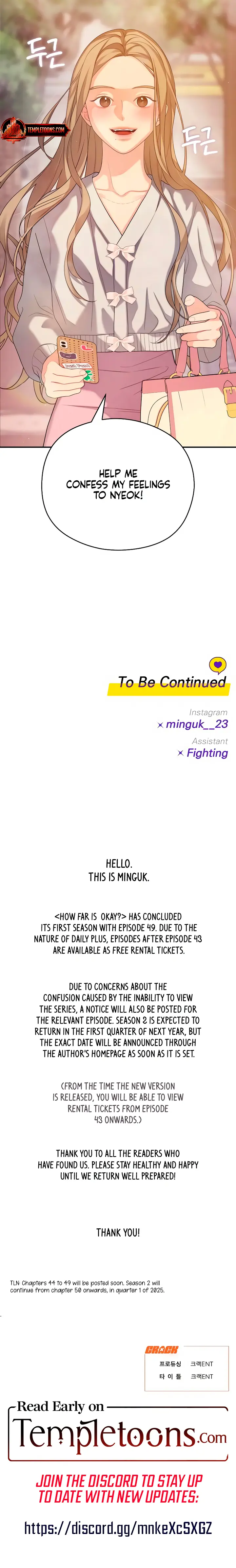 How Far Are You Okay With? Chapter 43 page 47