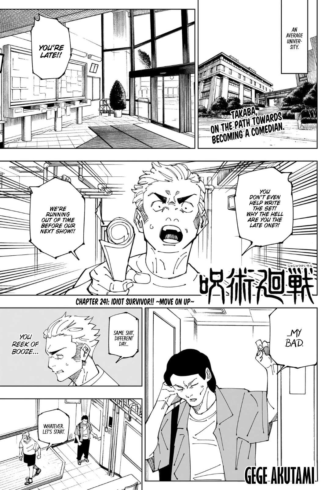 Jujutsu Kaisen Chapter 241 - Mangagojo.com