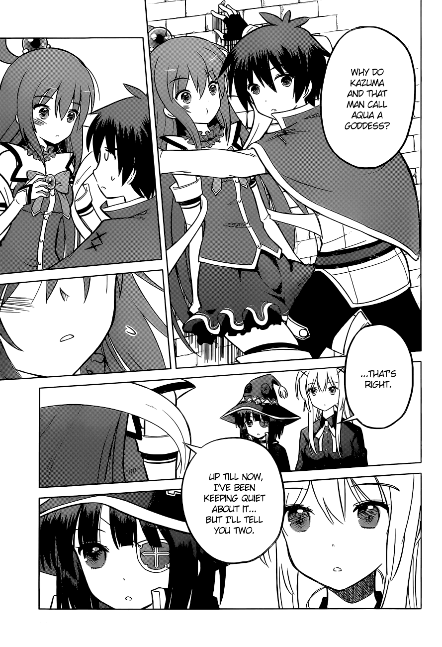 Kono Subarashii Sekai Ni Shukufuku O! Vol.2 Chapter 8: May I Get A Restraining Order Against This Arrogant Adventurer! page 28