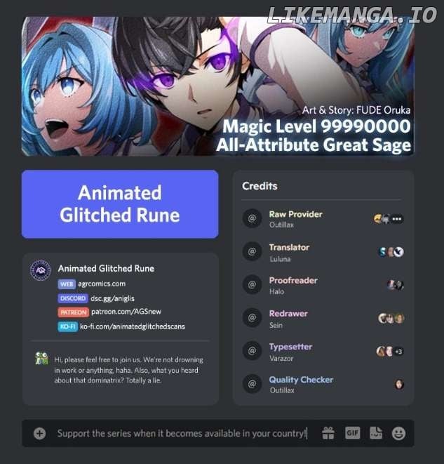 Magic Level 99990000 All-Attribute Great Sage Chapter 86 page 0