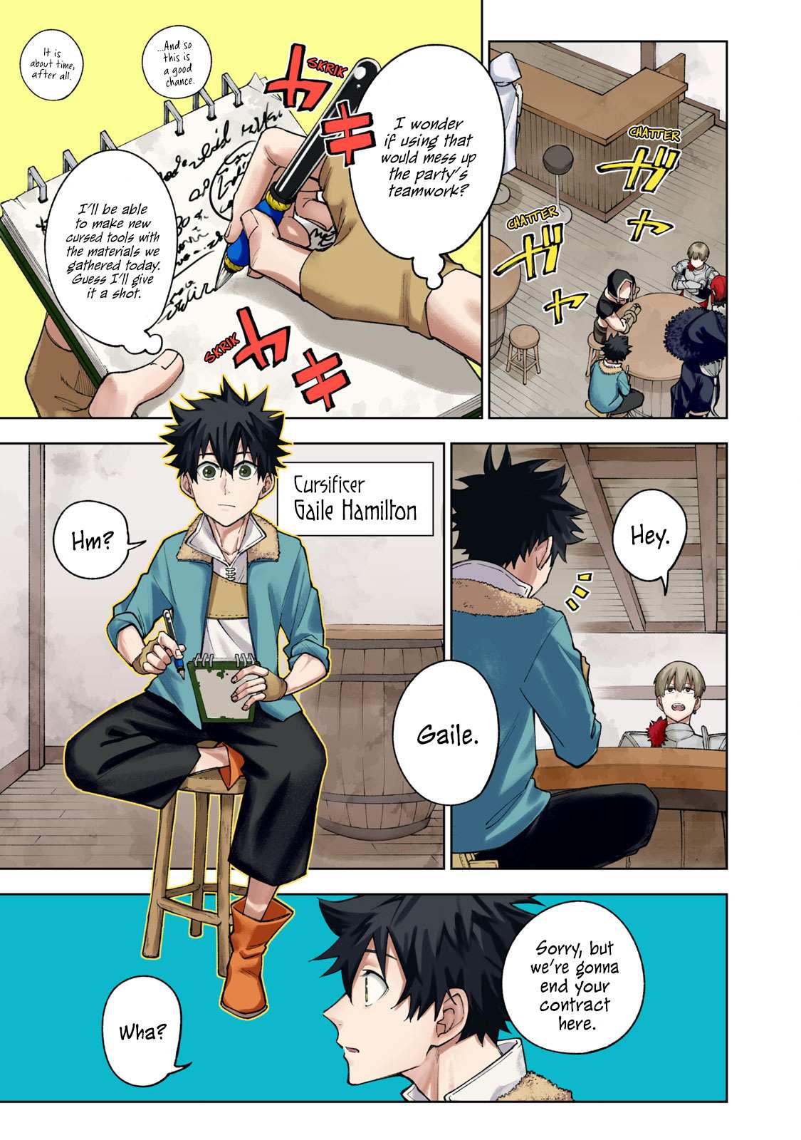 My S-Rank Party Fired Me for Being a Cursificer ~ I Can Only Make “Cursed Items”, but They’re Artifact Class! Chapter 1 page 2