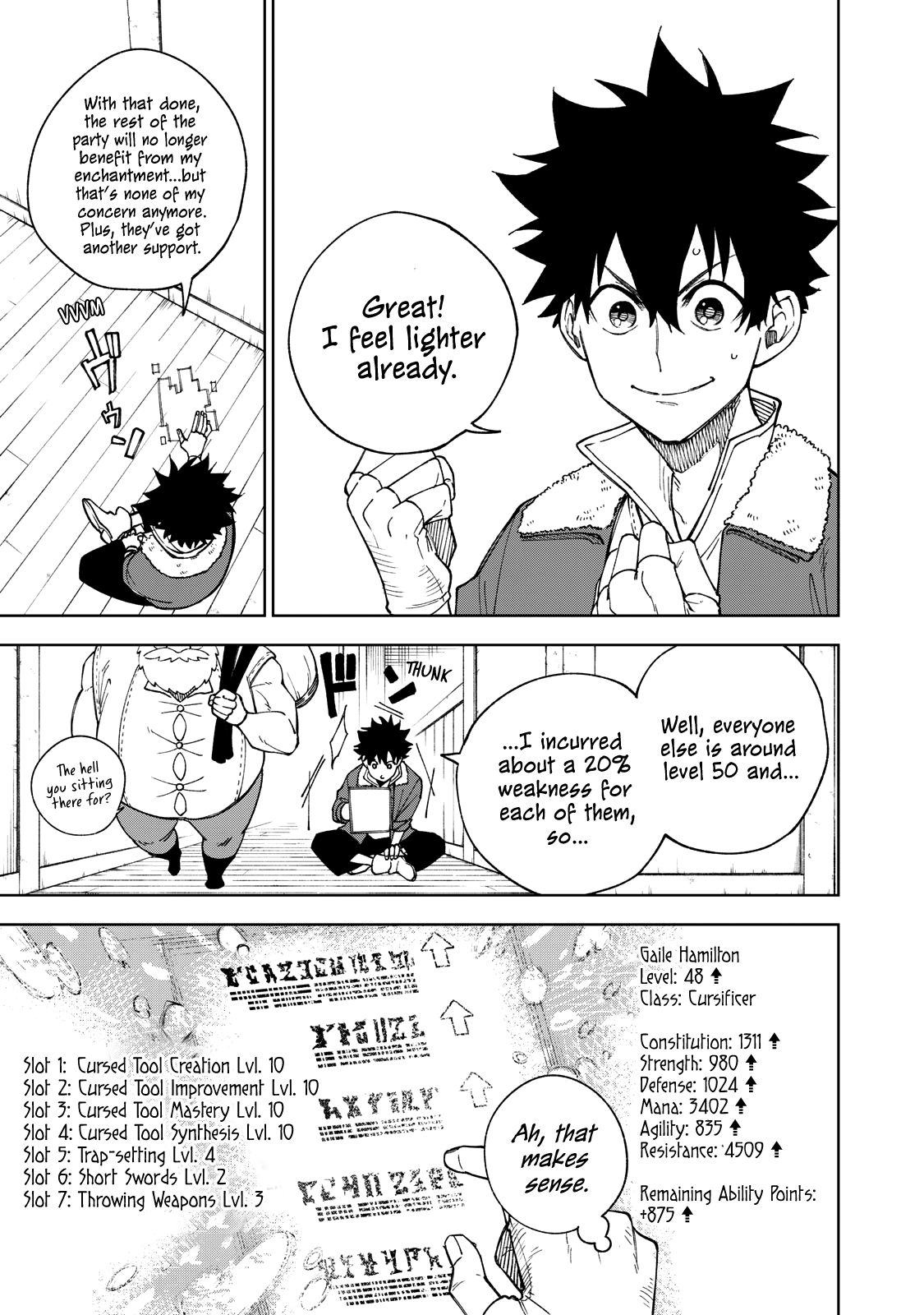 My S-Rank Party Fired Me for Being a Cursificer ~ I Can Only Make “Cursed Items”, but They’re Artifact Class! Chapter 1 page 18