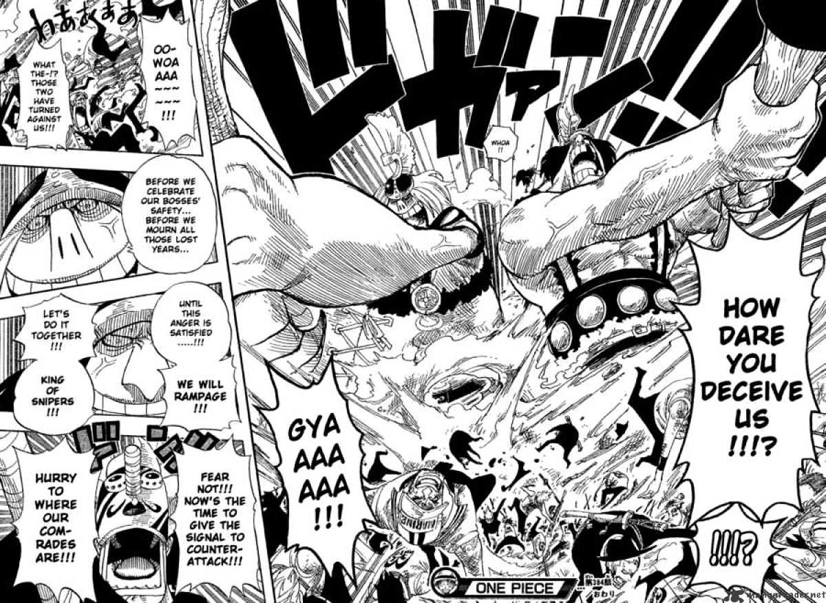 One Piece Chapter 384 : Give The Signal To Counterattack page 17
