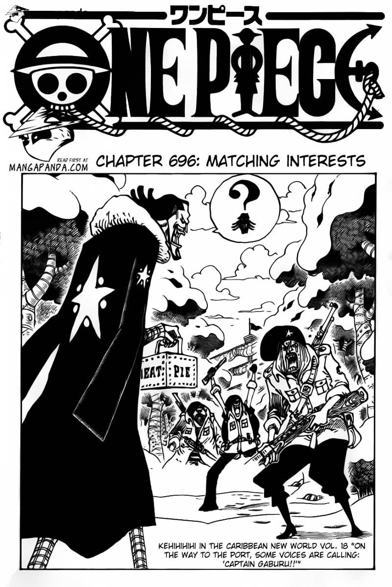 One Piece Chapter 696 : Matching Interests page 2