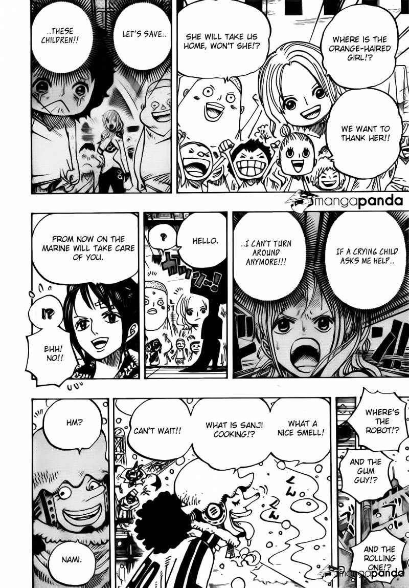 One Piece Chapter 696 : Matching Interests page 11