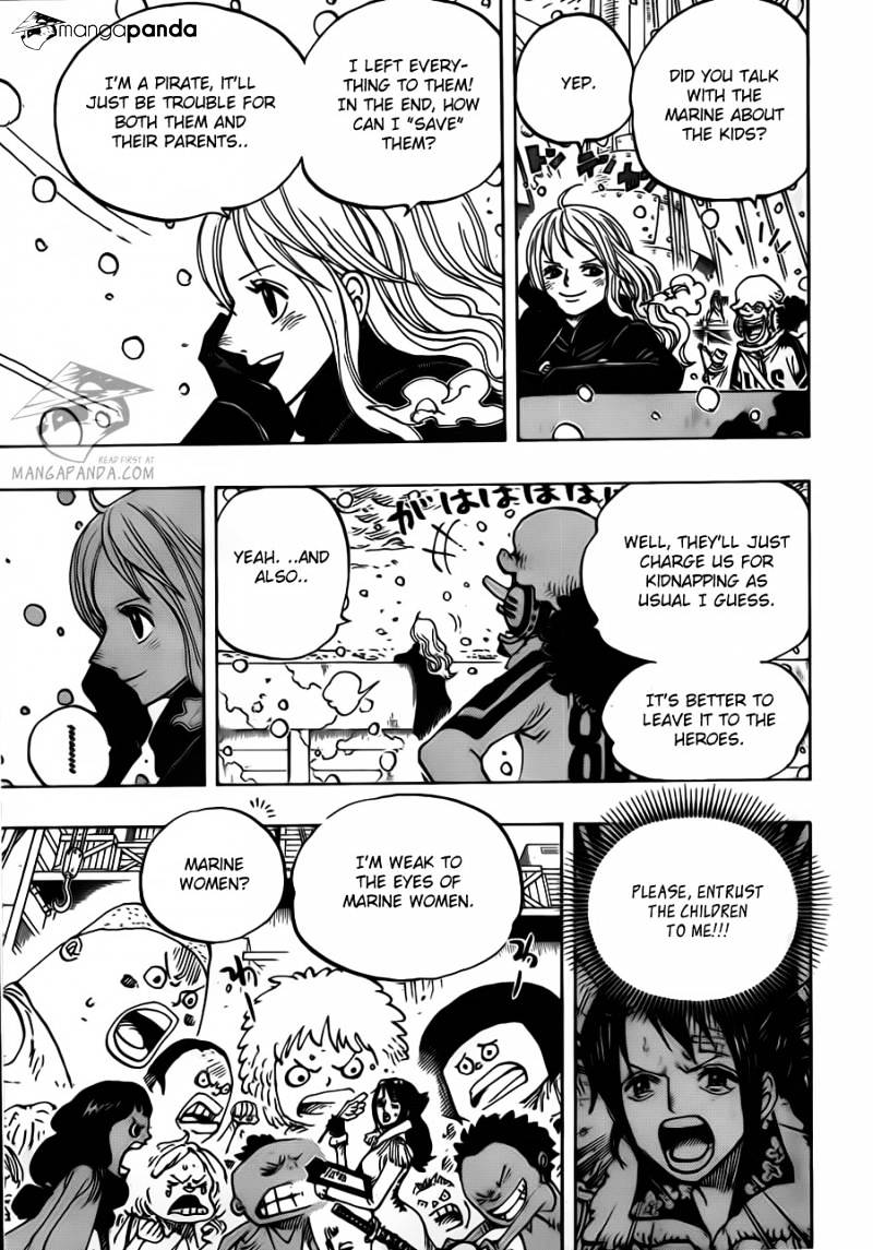 One Piece Chapter 696 : Matching Interests page 12
