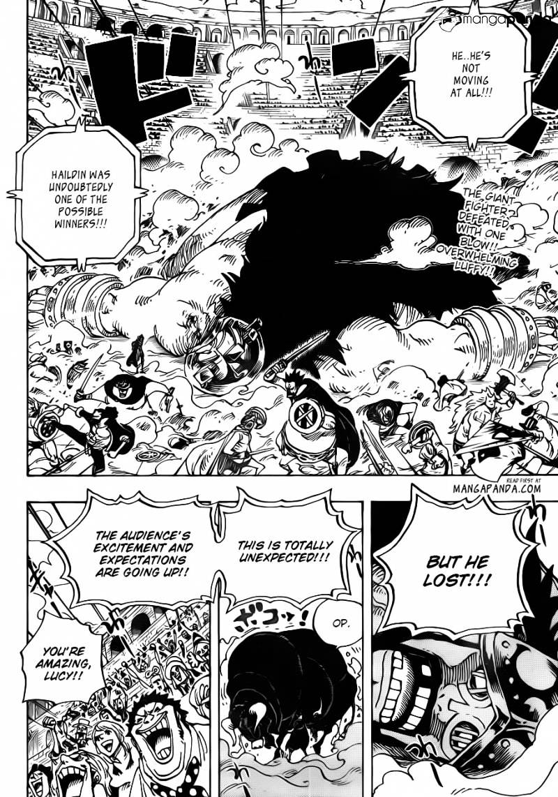 One Piece Chapter 715 : Violent Fight In Block C page 3