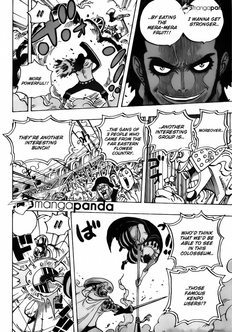 One Piece Chapter 715 : Violent Fight In Block C page 6
