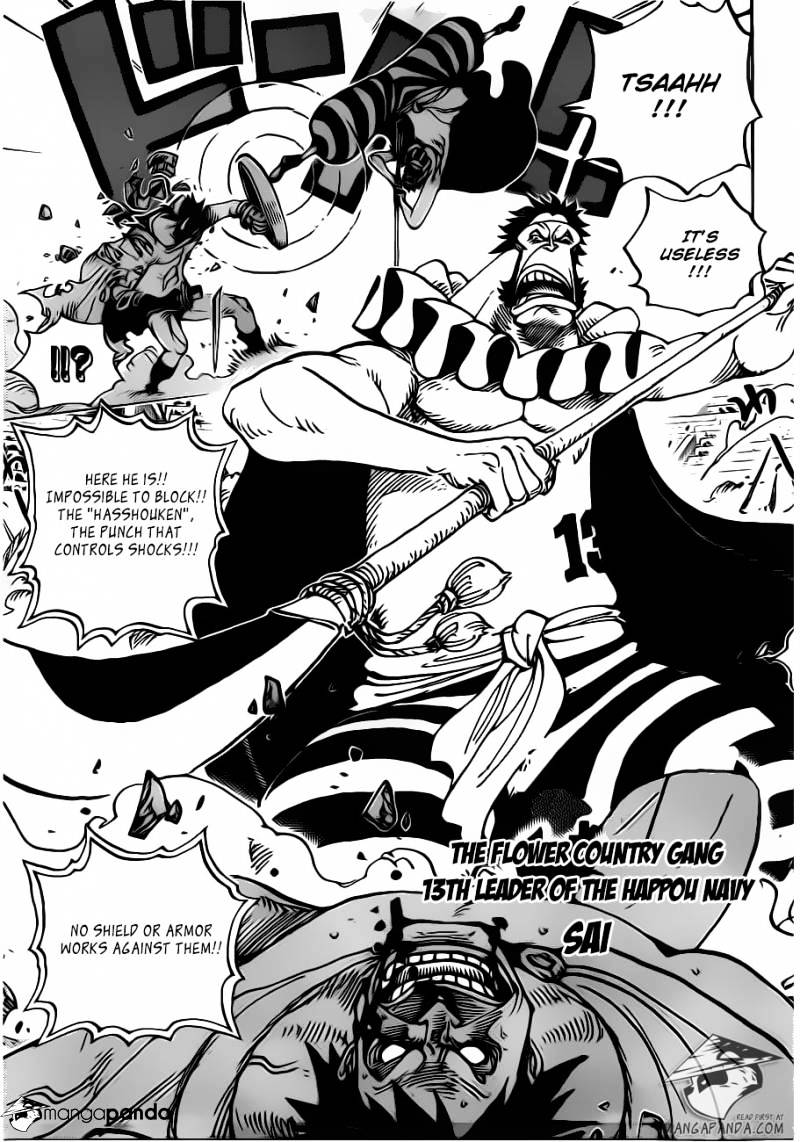 One Piece Chapter 715 : Violent Fight In Block C page 7