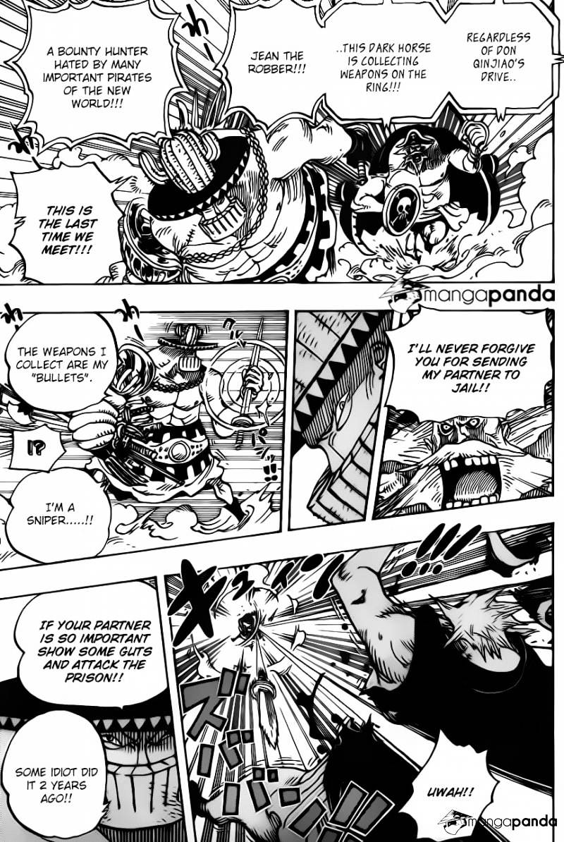 One Piece Chapter 715 : Violent Fight In Block C page 10