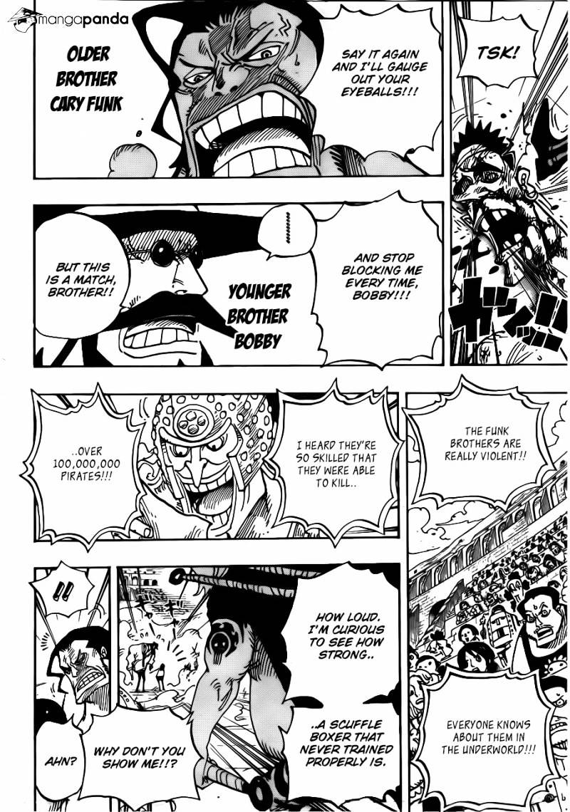 One Piece Chapter 715 : Violent Fight In Block C page 13