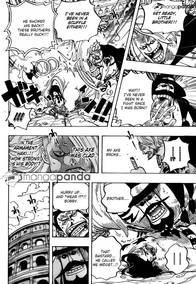 One Piece Chapter 715 : Violent Fight In Block C page 15