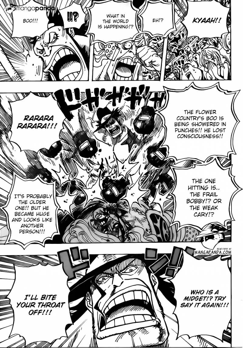 One Piece Chapter 715 : Violent Fight In Block C page 16