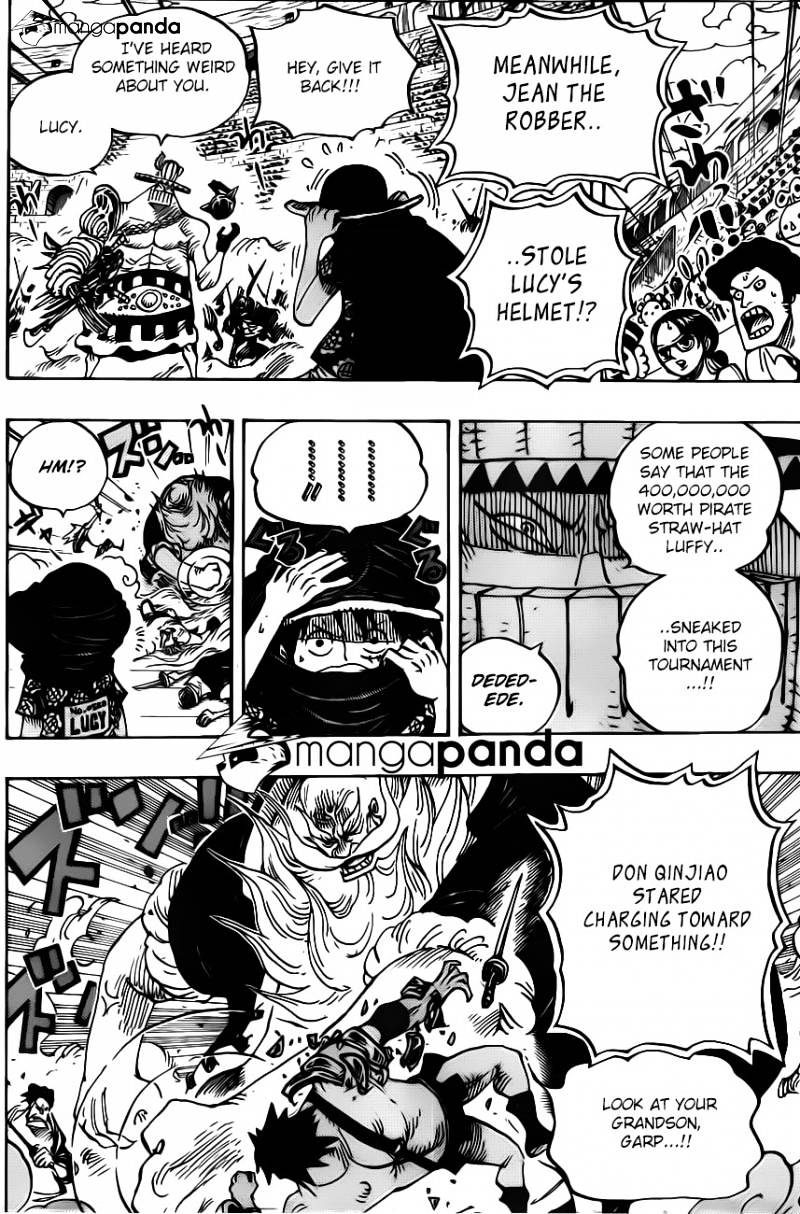 One Piece Chapter 715 : Violent Fight In Block C page 17