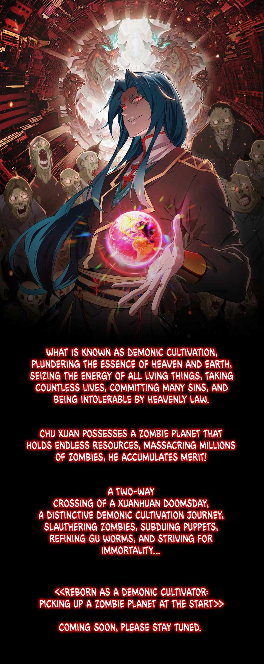 Reborn as a Demonic Cultivator: Starting with a Zombie Planet Chapter 0 page 1