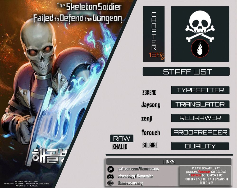 The Skeleton Soldier Failed To Defend The Dungeon Chapter 185 page 0